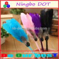 promotional Feather shaped quill ballpoint pen2015 best selling gift for kids